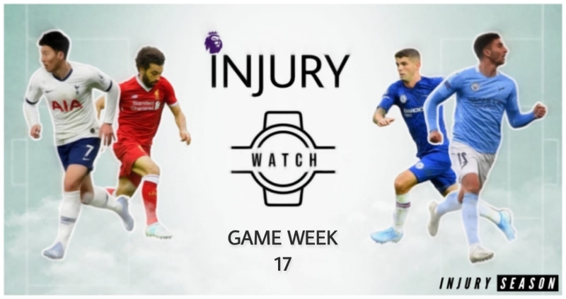 Premier League 2022/23 GW17 injury